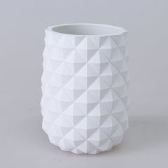 By Selim Banyo Seti Piramit Beyaz 5 Parça