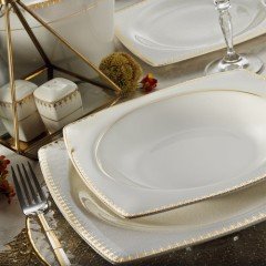 Kütahya Porselen 62 Parça Bone Mare Yemek Takımı 9715