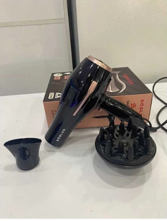 Süsler Bukle Siyah Saç Kurutma Makinesi S4601