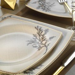 Kütahya Porselen 62 Parça Bone Mare Altın Yemek Takımı 1137521