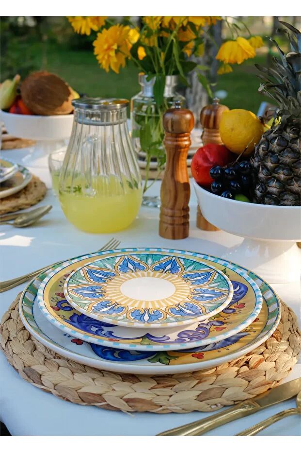 The Mia 6 Lı Pasta Tabağı Limoncello 19 Cm LMN001