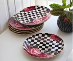 Gönül Servis Tabak 6 Lı Rose G4225