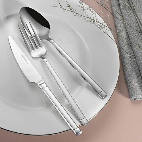 Kütahya Porselen Athena 84 Parça Sade Çatal Bıçak Takımı