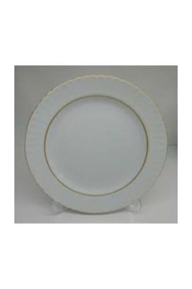 Kütahya Porselen 20 Cm Sedef Düz Tabak 6 Lı Mat Altın SF20DU521