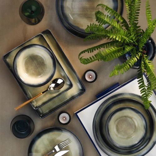 Kütahya Porselen 26 Parça Teos Krem Nano Yemek Takımı DG338