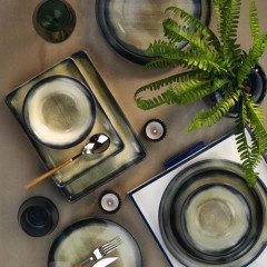 Kütahya Porselen 26 Parça Teos Krem Nano Yemek Takımı DG338