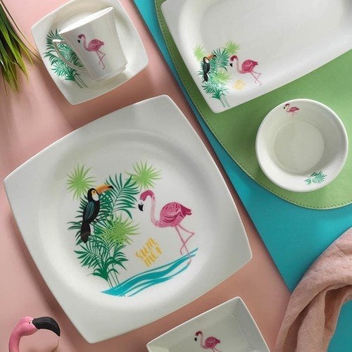 Kütahya Porselen 28 Parça Bone Mare Kahvaltı Takımı 10200