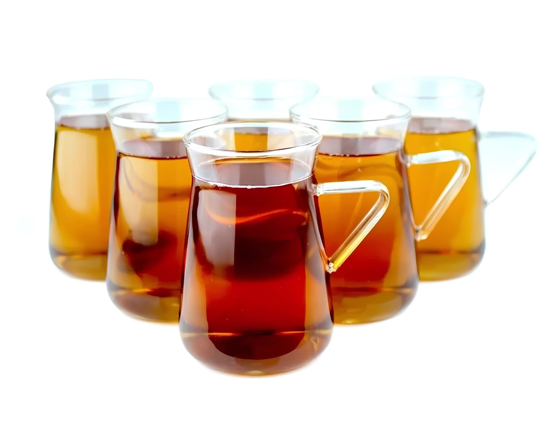 Arow Borosilikat Cam Çay Seti 6 Parça TR-1842