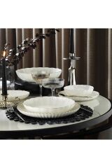 Kütahya Porselen 52 Parça Bone Luz Platin Yemek Takımı BNLZF52YTB54020