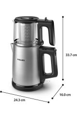 Philips HD7350/00 5000 Serisi Inox Çay Makinesi