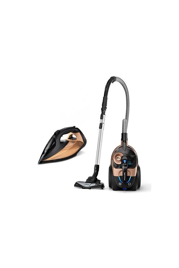 Philips Elektrikli Süpürge Marathon XB7151/07 Ütü Hediye DST7040/80