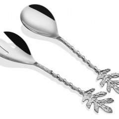 Lamedore Katre 2 Li Salata Servis Seti Gümüş 4811SS