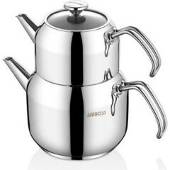 Amboss Cool Orta Boy Çelik Çelik Çaydanlık