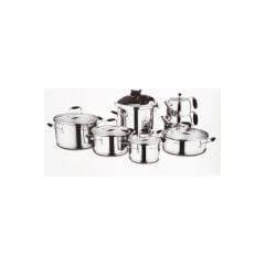 Korkmaz Flora 14 Parça Hiper Set Siyah A1758