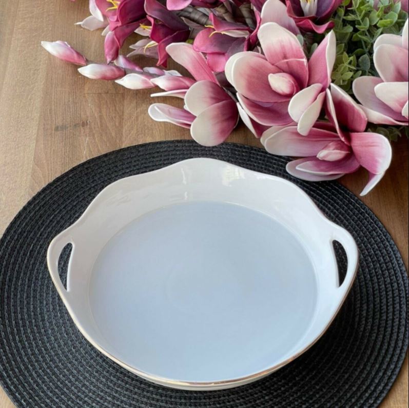 Lemages Porselen Servis Kulplu Yuvarlak Küçük 134-S