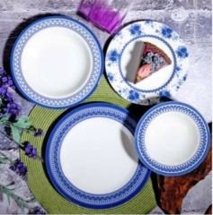 Kosova 24 Parça Yemek Takımı Blue Holly 267