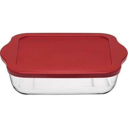 Paşabahçe Plastik Kapaklı Kare 22 cm Tepsi