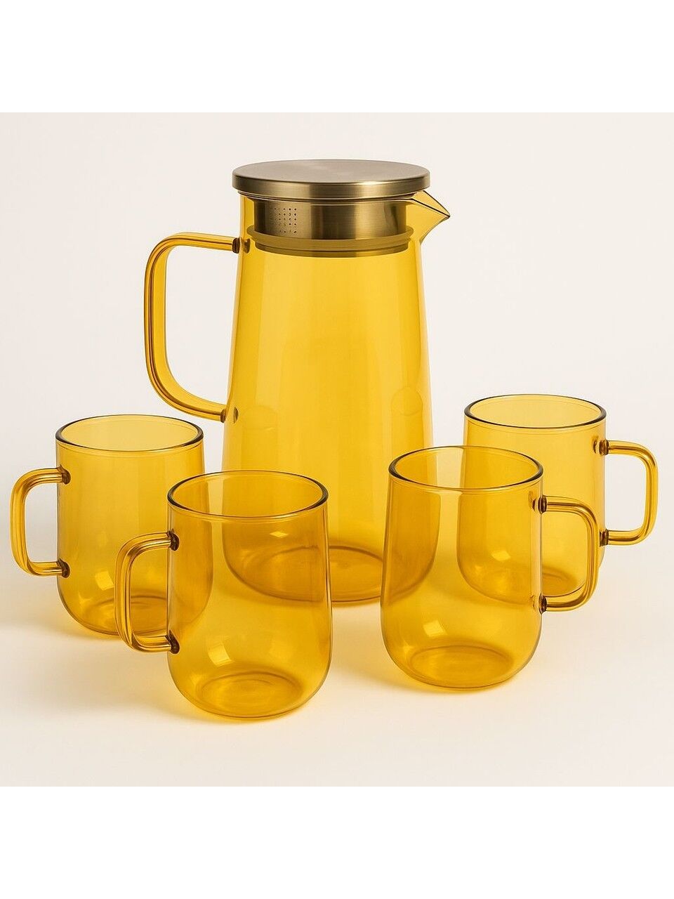 Gönül Su Takımı 5 Parça Füme G3849