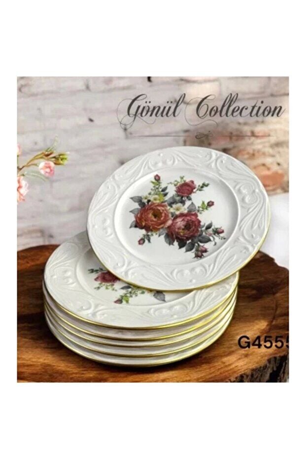 Gönül Servis Tabağı 6 Lı Amelie G4555