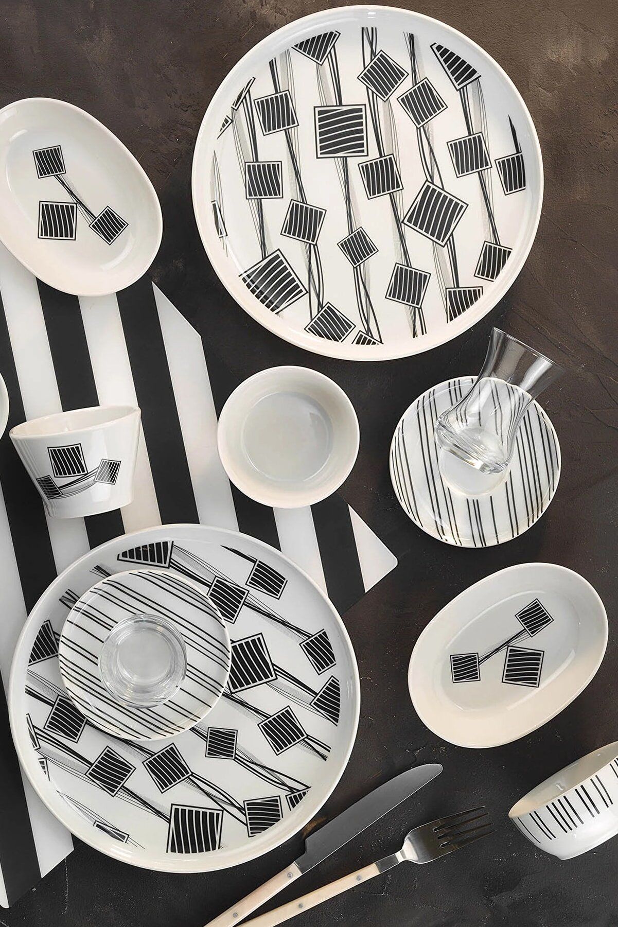 Kütahya Porselen 30 Parça Moderna Kahvaltı Takımı 12007