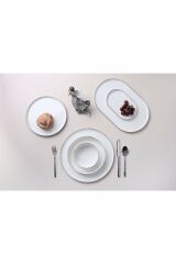 Porland Chopin Platin 27 Parça 6 Kişilik Yemek Takımı 04alm006747