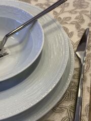 Güral Porselen Ruby 24 Parça 6 Kişilik Yemek Takımı