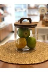 Mien Kavanoz Zahire Akasya Kapak 1850 Ml BOR-031