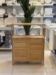 Mien Bambu Dolap 2 Kapaklı 27X63X82 Cm JW-26720