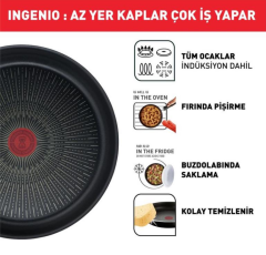 Tefal Yeni Ingenio Excellence Titanyum 6x Büyük Set 12 Parça
