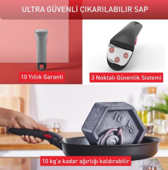 Tefal Yeni Ingenio Excellence Titanyum 6x Büyük Set 12 Parça