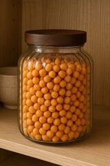 Mien Kavanoz Akasya Kapak 1200 Ml MIEN-1S09