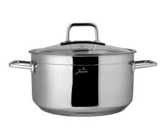 Jumbo Modena Paslanmaz Çelik Derin Tencere 24 cm