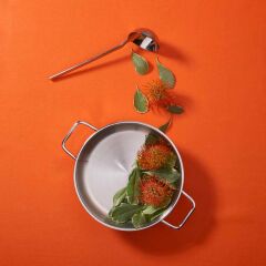 Jumbo Modena Paslanmaz Çelik Pilav Tenceresi 24 Cm