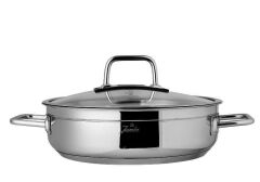 Jumbo Modena Paslanmaz Çelik Pilav Tenceresi 24 Cm