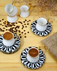 Glore Destina Kahve Takımı 6Lı Siyah 68683