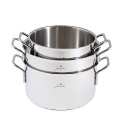 Jumbo Lyon 7 Parça Paslanmaz Çelik Tencere Seti