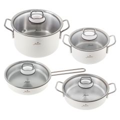 Jumbo Lyon 7 Parça Paslanmaz Çelik Tencere Seti