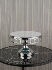 Çerçi Pasta Sunum Ayaklı Karel Krom Aynalı SNM03