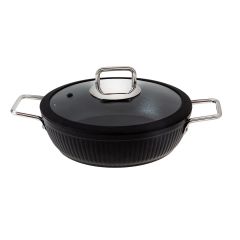 Jumbo Dublin Black 7 Parça Granit Tencere Seti