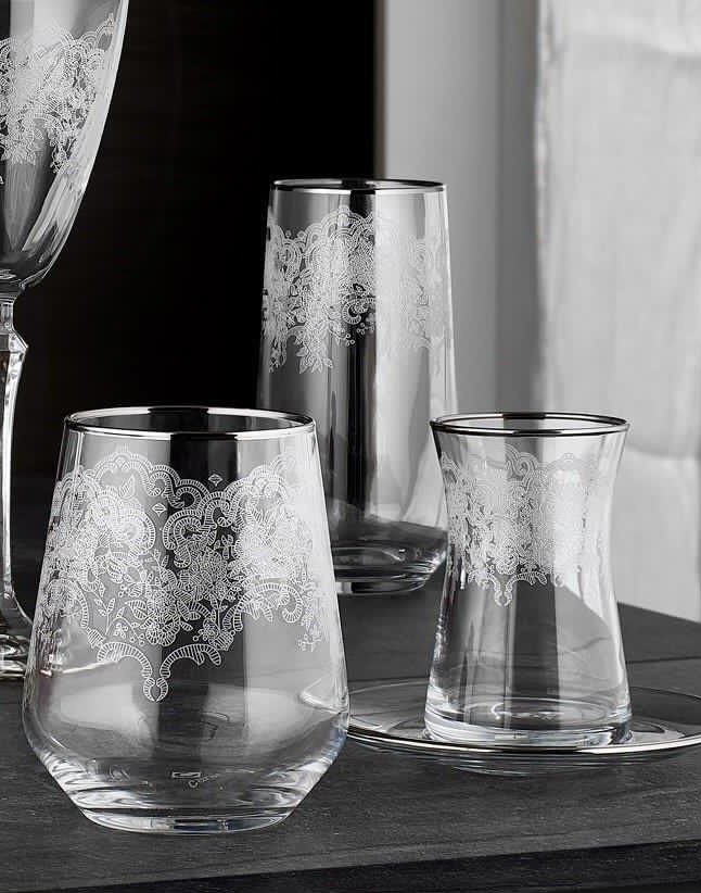 Çerçi Meşrubat Bardak 6 Lı Platin STK01-M