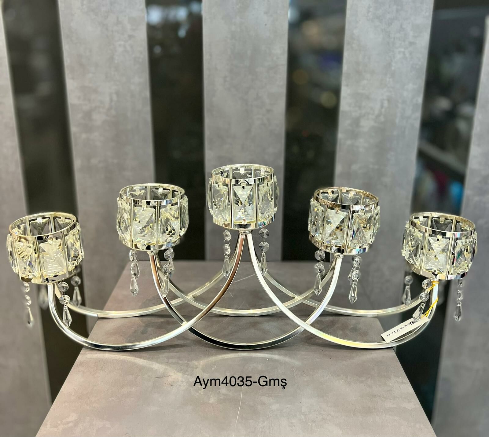 Aymet Mumluk Yatay Gümüş 5 Lİ AYM4035B