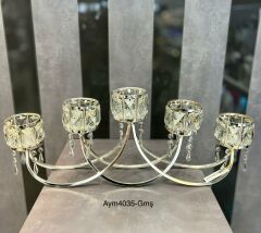 Aymet Mumluk Yatay Gümüş 5 Lİ AYM4035B