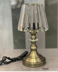 Decovien Abajur Kristal Camlı Eskitme G90C