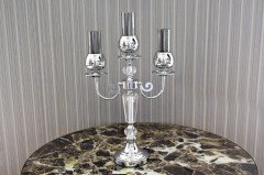 Çerçi Şamdan 3 Kollu Krom ŞD424