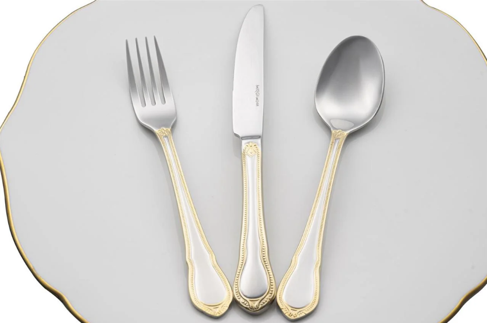 Mikasa Moor Bella Gold 90 Parça Çatal Kaşık Bıçak Seti 334673