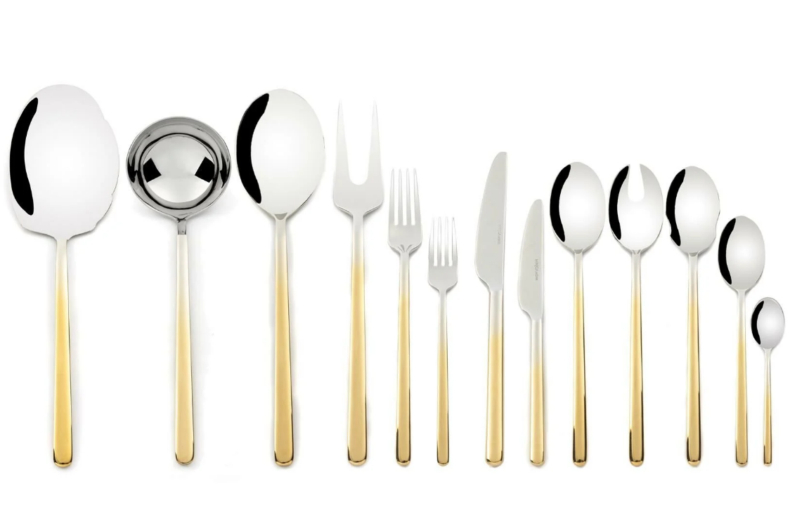 Mikasa Moor Dolce Gold 90 Parça Çatal Kaşık Bıçak Seti 373030