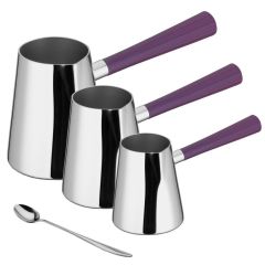 Aryıldız Roma Purple Cezve Takımı