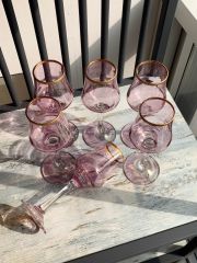 Kcd Kahve Yanı Bardak Pembe Mat Altın 955-143835P