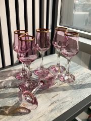 Kcd Kahve Yanı Bardak Pembe Mat Altın 955-143835P