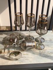Kcd Kahve Yanı Bardak Füme Mat Altın 95514-3835F